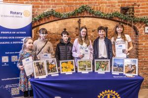 We run competitions, support Young People to attend our Youth Leadership Awards, and support an Interact Club at a local school